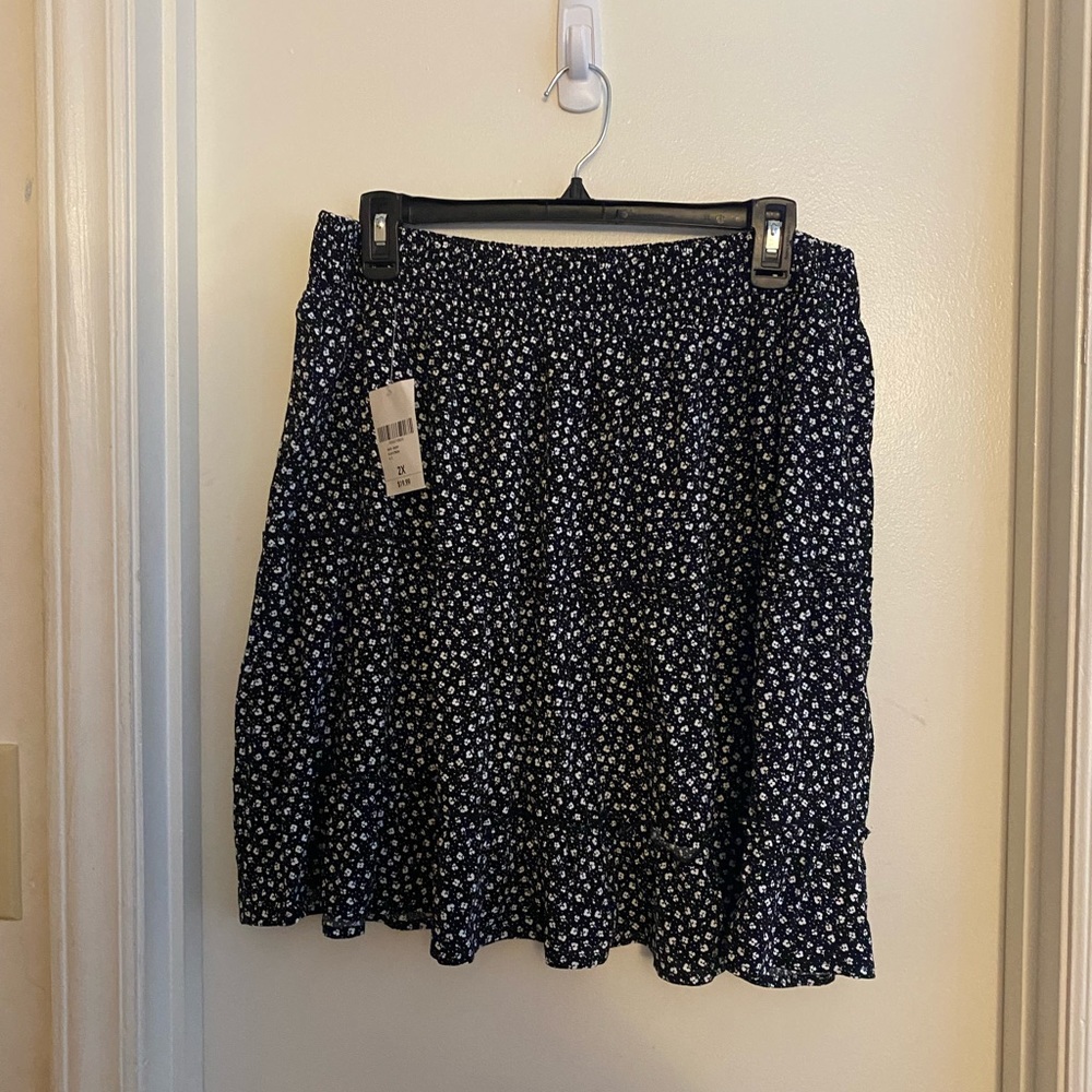 NWT Floral Mini Skater Skirt
